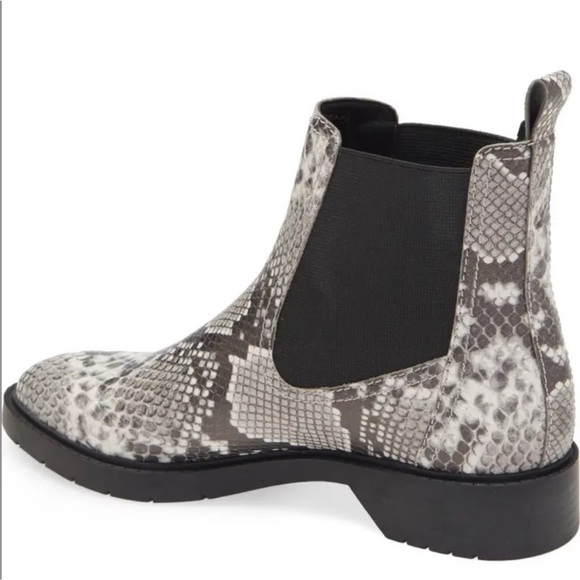 Treasure & Bond Womens Gabriela Pull On Ankle Boot Multicolor Snake Skin Size 7M - Picture 8 of 9